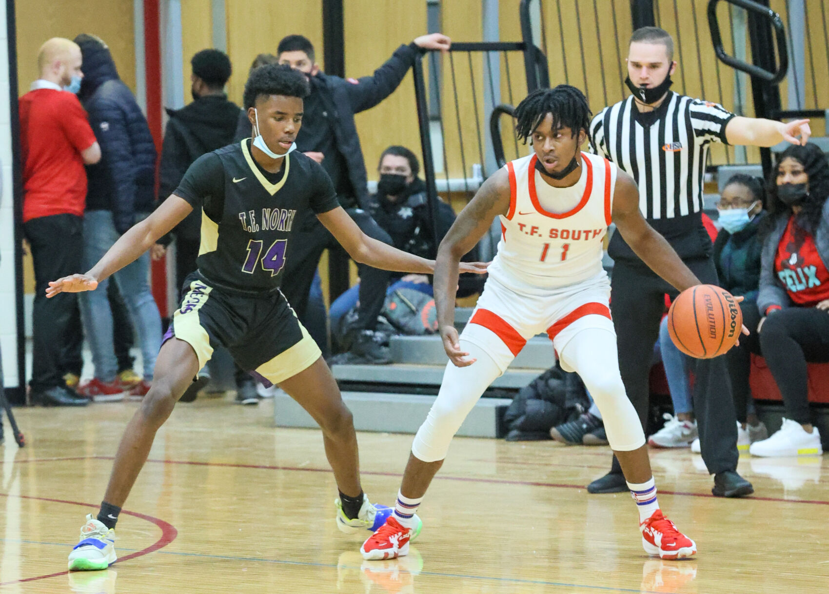 Boys basketball - TF North visits TF South